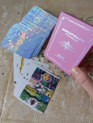 Raro Malvavisco Marsella Tarot Barajas Oráculo Errante, Como Nuevo  Foto 1 de 4