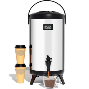 WantJoin Distributore Bevande Isolato - 75 Tazze Acqua Calda e Fredda Urna per Ristorazione - Foto 1 di 8