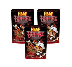 3 X HBAF Pollo Almendra Caliente y Picante 120g de Corea - Imagen 1 de 2