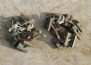 Bronze Sail Slide for 16mm Track Set of 17 Good Condition - Picture 1 of 3