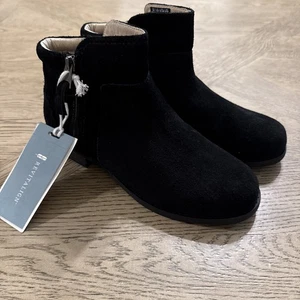 Revitalign Orthesen Wildleder Seitenreißverschluss Stiefeletten Sonnenschleife schwarz 7B - Bild 1 von 5