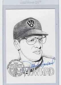 Frank Howard Signed Auto 4x6 Baseball Art Card Autograph - Picture 1 of 1