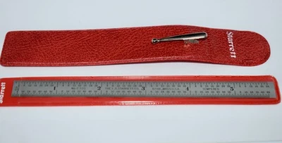 Starrett C331-150 Flexible 6" Steel Rule Tempered W/ Case Millimeter & Inch ~NOS - Image 1 of 4