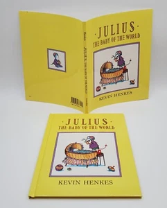 Signed w Art Kevin Henkes 1st Ed Book Julius The Baby of the World To Nancy EUC - Picture 1 of 14