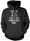 Leave Me Alone I'm Only Talking To My Labradoodle Unisex Hoodie
