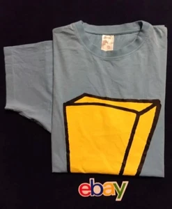 NUEVO SIN ETIQUETAS IKEA Hombres Camiseta Manga Corta SIGNO DE EXCLAMACIÓN FORMA I Azul Cielo Talla Pequeña - Imagen 1 de 3