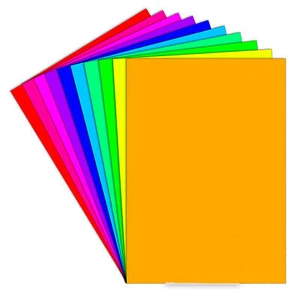 Card - Assorted Colours - 160gsm A4 - Pack of 10 - Picture 1 of 1