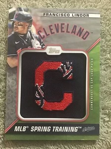2021 Topps FRANCISCO LINDOR Spring Training Cap Logo #/70 New York Mets - Picture 1 of 5