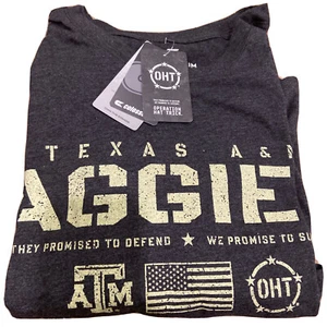 Texas A&M Aggies Shirt OHT Operation Hat Trick USA Flag Men’s Big & Tall 4XT - Bild 1 von 7