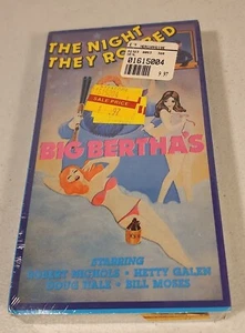 The Night They Robbed Big Bertha's VHS 1987 Comedy Brand New Sealed - Picture 1 of 6