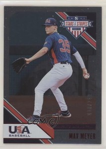 2020 Panini USA Baseball Stars & Stripes Longevity Ruby /249 Max Meyer #85