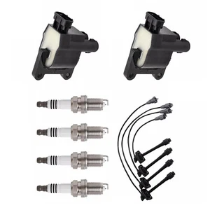 10Pcs Ignition Coils W/Spark Plugs&Wires Kit For Toyota Solara 1999-2001 UF180 - Picture 1 of 20