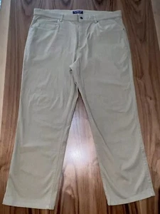 Roundtree & Yorke Perfetto 5 Tasche Chino Uomo 40x30 Pantalone Cachi Marrone - Foto 1 di 8