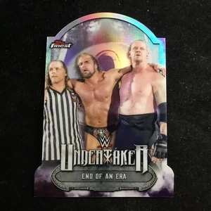 2021 Topps WWE Finest Deadman's Die-Cut #UT-12 End of an Era Undertaker HOF - Imagen 1 de 2