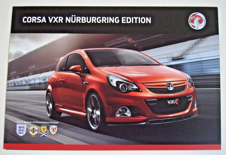 Vauxhall . Corsa . Corsa VXR Nurburgring Edition . 2011 Sales Brochure - Image 1 of 1