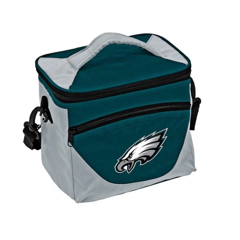 Philadelphia Eagles Halftime Cooler Zipper Insulated Lunch Bag Box Tote 9pk NFL Cover