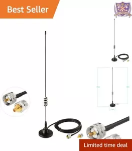 Compact Dual Band Vehicle Antenna with SMA Female Connector for Amateur Radios - Picture 1 of 11