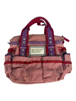 Vintage George Gina & Lucy 6IX -Pink Bag - Stylish GGL Handbag, Rare Collectible - Image 1 of 4
