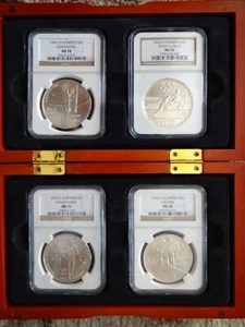 1995 D Olympics Commemorative Set 4 Coins NGC MS 70. Perfect Coins - Picture 1 of 13