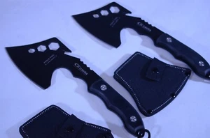 High Quality Twin Sharp CK Throwing Axe Multifunctional Outdoor Tools AU - Picture 1 of 6