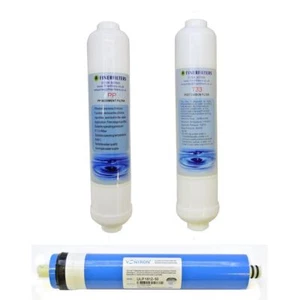 Filtros de agua de repuesto compactos RO para acuario de 3 etapas con membrana de 50 GPD - Imagen 1 de 1