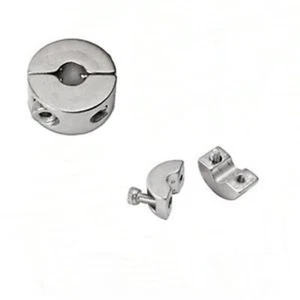 Wire Rope Cable Stopper Grip Marine Grade Stainless Clamp 2 Grub Screws - Picture 1 of 4