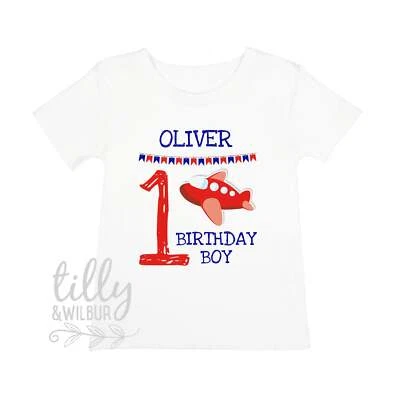 First Birthday T-Shirt With Plane - image 1 of 4