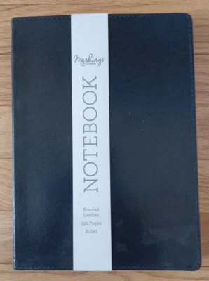 Notebook Bonded Leather 192 Pages Ruled (Markings by C.R. Gibson) - Image 1 of 2
