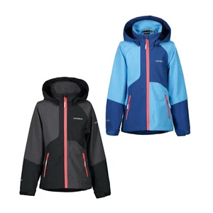 Icepeak Keswick Jr Softshell Jacke Kinder leicht wasserabweisend blau schwarz - Bild 1 von 8
