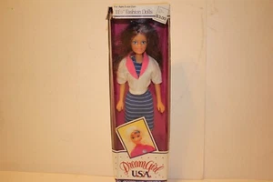 VINTAGE 1986 BBI TOYS DREAM GIRL USA 11 1/2 ZOLL BARBIE CLONE MODEPUPPE - Bild 1 von 9
