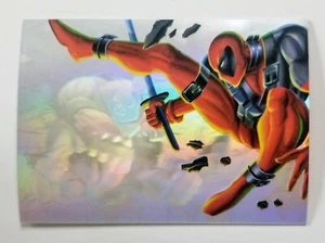 M NM 1995 Flair Marvel Annual Holoblast Deadpool vs. Jueggernaut #2 of 12 65 - Picture 1 of 2