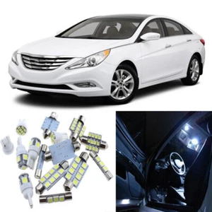 10pcs White Interior LED Map Dome Light Package Kit for Hyundai Sonata 2011-2014 - Picture 1 of 6