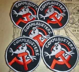 COMMI BUSTERS - Lot x 5 Patch - 1980's ANTI RUSSIAN - US ARMY - Europe Defense - Picture 1 of 6