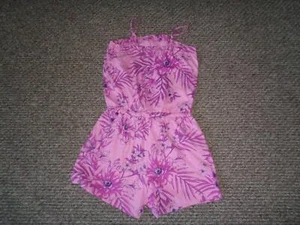 Gap Kids Girl's Multicolor 100% Cotton Sleeveless Romper NWT Sz XL (12) - Picture 1 of 4