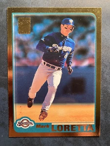 2001 sTopps Gold #51 Mark Loretta 0736/2001 brewers! - Picture 1 of 2