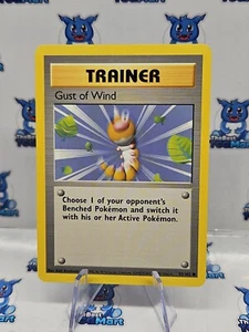 Gust Of Wind 93/102 Base Set Pokemon - LP - Picture 1 of 2