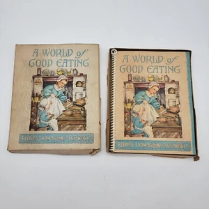 A World of Good Eating. Heloise Frost Spiral Phillips Publishers with Box - Imagen 1 de 11