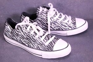 Converse All Star OX Sneaker Chucks Gr. 39 schwarz sliber Glitzer Tiger  BC610 - Bild 1 von 13