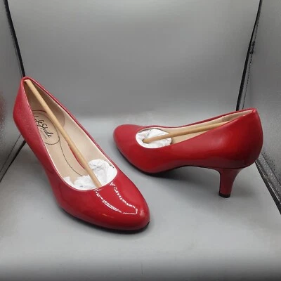 Zapatos de salón Lifestride Parigi para mujer 9,5 M charol rojo Foto 1 de 4