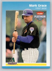 Fleer Platinum #233 Mark Grace Arizona Diamondbacks 2002 - Imagen 1 de 2