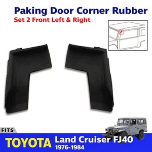 For Toyota Land Cruiser FJ40 FJ45 1976-84 Door Corner Rubber Front L+R d559 - Bild 1 von 5