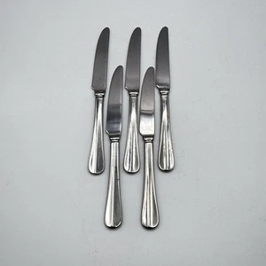 Wallace Hartford Edelstahl Tafelmesser Porzellan 5-teiliges Set - Bild 1 von 10