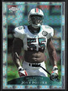 2009 Topps Chrome JOEY PORTER XFractor Card #TC94 Miami Dolphins - Picture 1 of 2