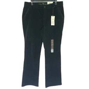 Pantalone donna Simply Vera by Vera Wang taglio stivaletto elasticizzato nero taglia 14 NUOVO - Foto 1 di 19