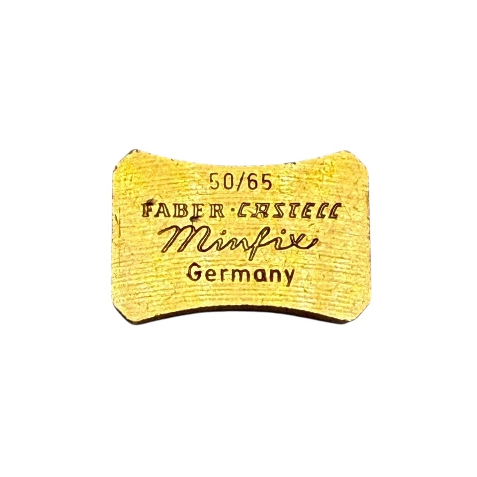 Faber Castell Minfix Lead Sharpener 50/65 - Vintage Brass Drafting Tool Germany - Image 1 of 4