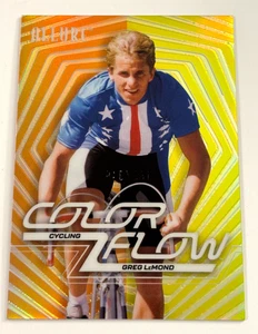 Tarjeta de flujo Greg LeMond 2025 UD Allure SE color naranja amarillo/249 - Imagen 1 de 1