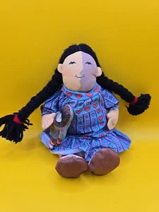 Folk vintage 1993 "Mamá Do You Love Me?" Muñeca de peluche esquimal de Barbara Joosse - Imagen 1 de 5