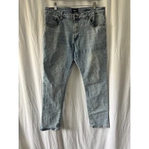 Jeans ajustados William Rast Manhattan - lavado claro - talla 36x30 - Imagen 1 de 14