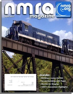 NMRA Magazine - 2011, April - Building a Laser Kit, Scratchbuilding With Paper - Imagen 1 de 2