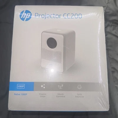 HP CC200 FHD 1080p LCD LED Home Video Projector - Image 1 of 4